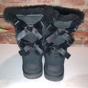 Gray & Black Uggs